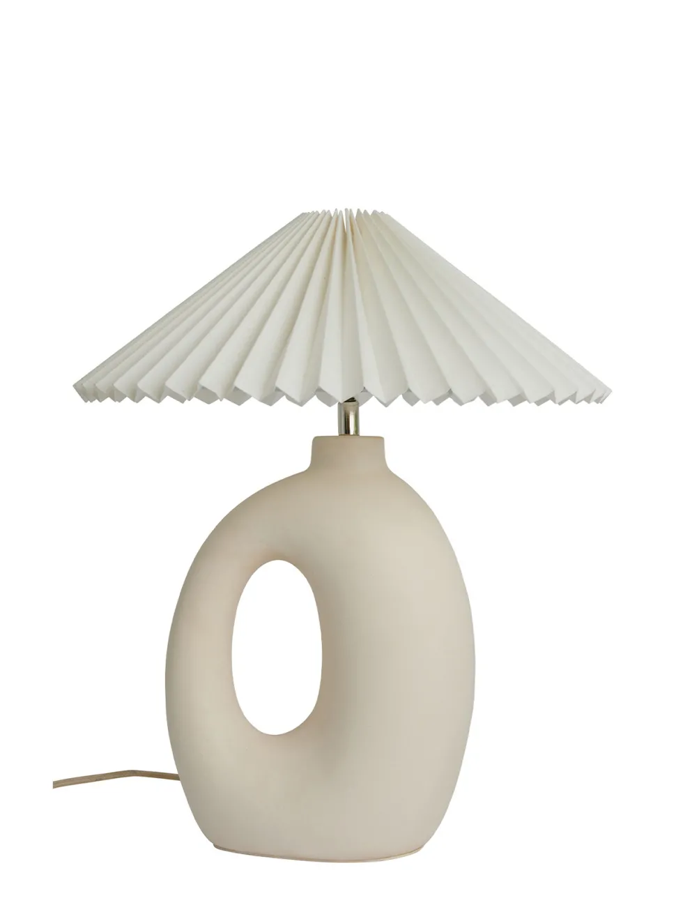 Ada – Elegant bordslampa i keramik, vit
