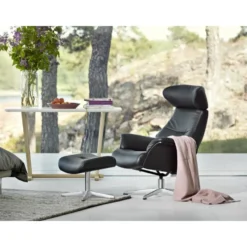 Air fåtölj & pall läder