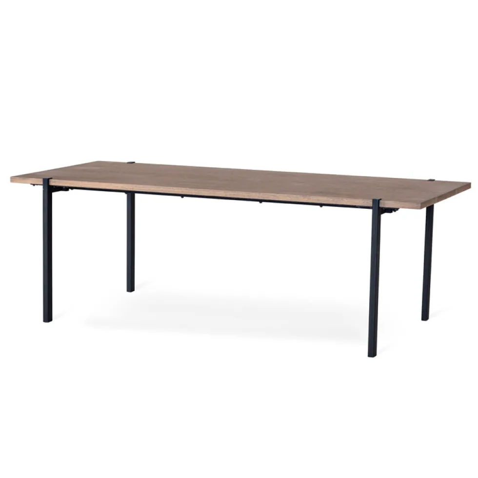 AKI Matbord Gråbetsad Ek 220×95 cm