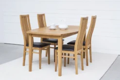 ALLEGRO Matbord 186 2 ilägg fanerad oljad ek