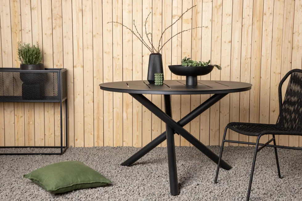 Alma Runda Matbord ⌀120 Black
