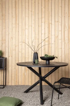 Alma Runda Matbord ⌀120 Black