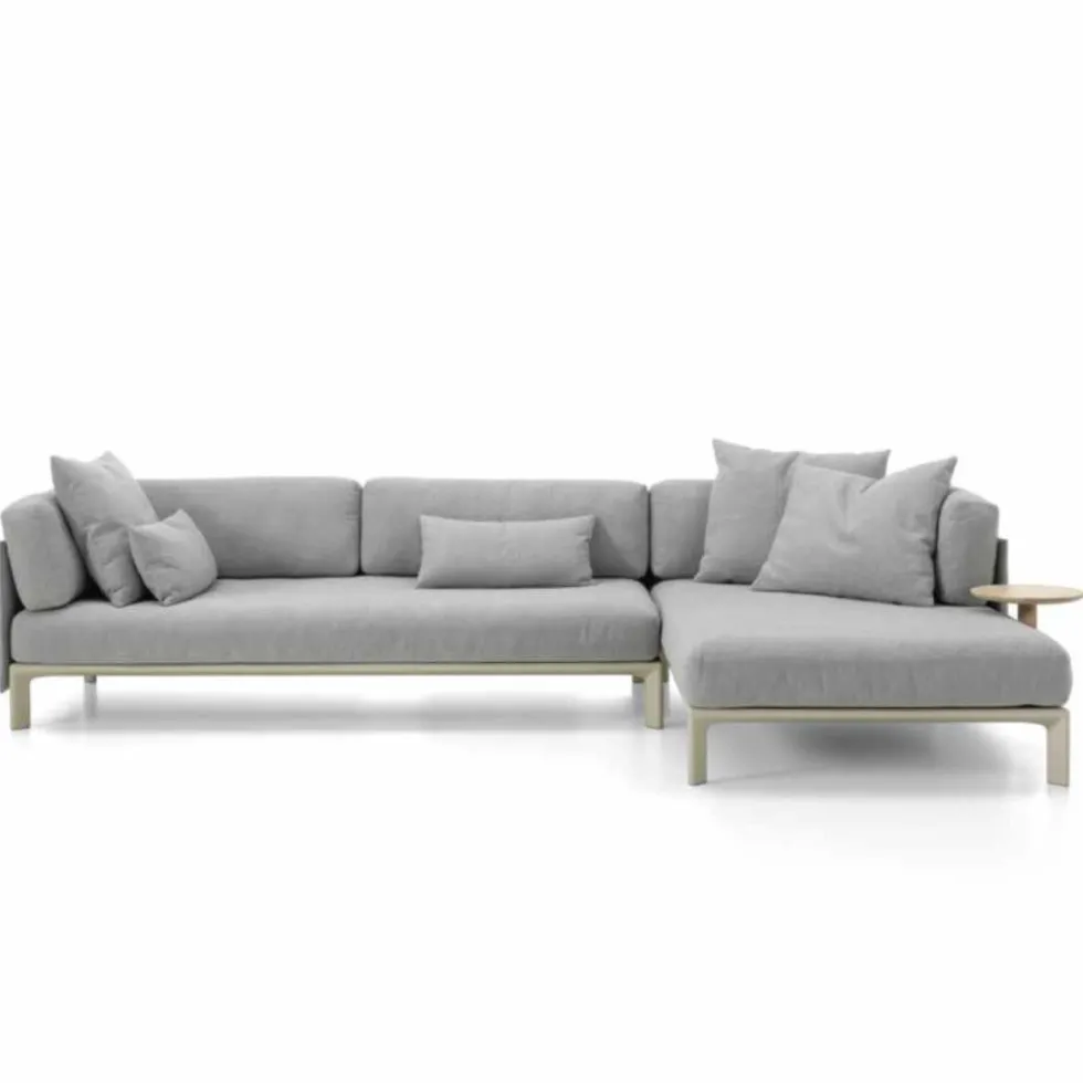 Anagram Sofa 330cm modulsoffa/divansoffa grå inkl runt bord