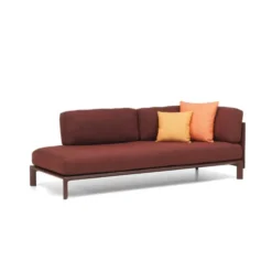 Anagram Sofa 220cm schäslong Bordeaux modulsoffa