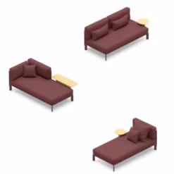 Anagram Sofa 180x90cm modulsoffa grön