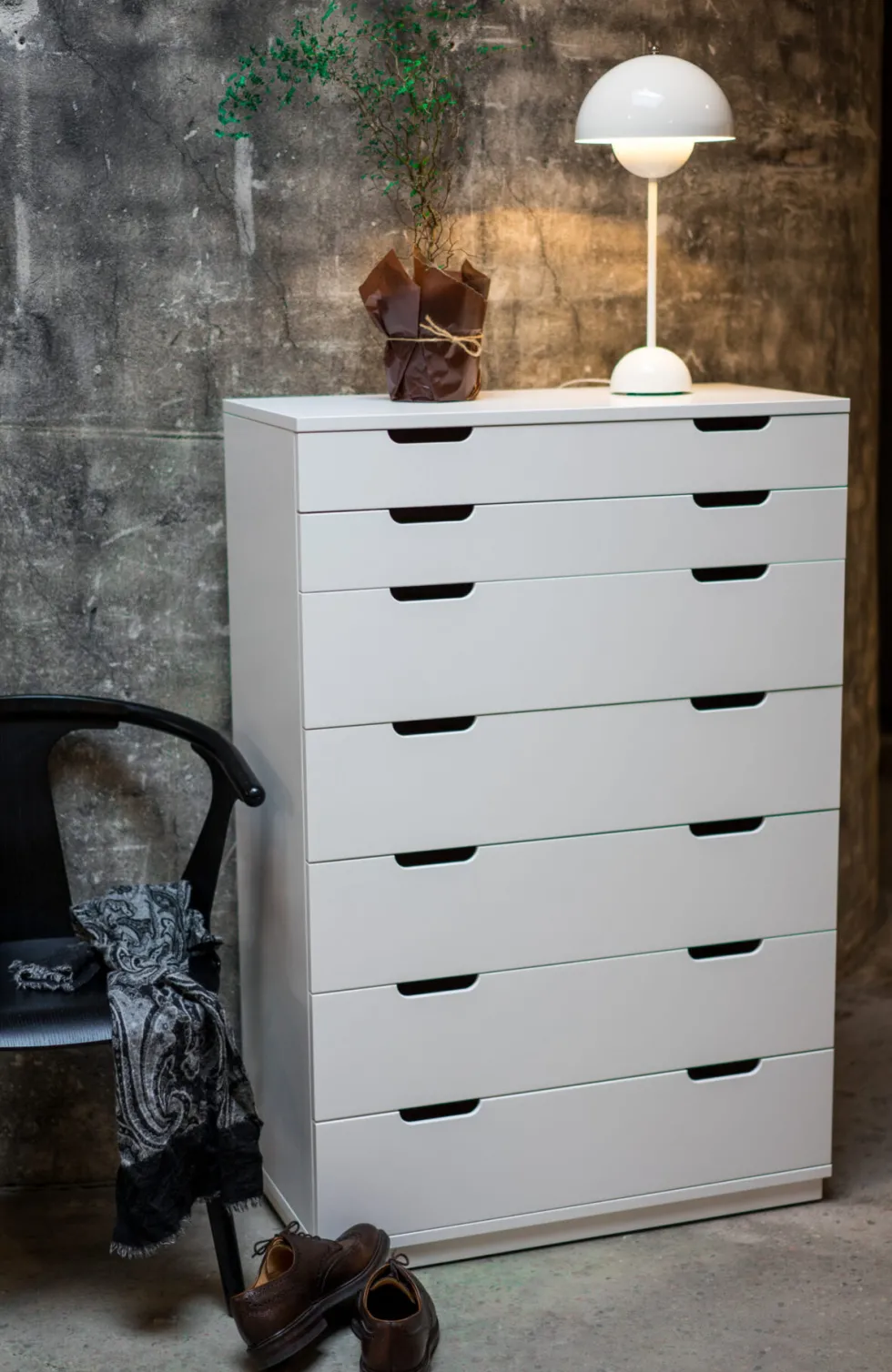 AOKO Byrå 7 Lådor Beige