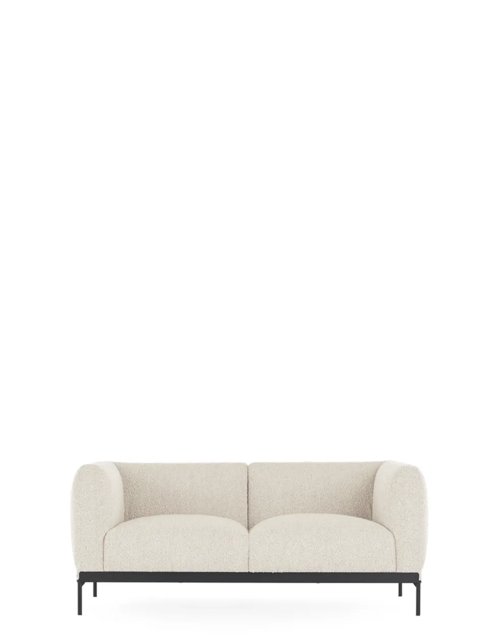 Asia 2-sits Soffa Bouclé