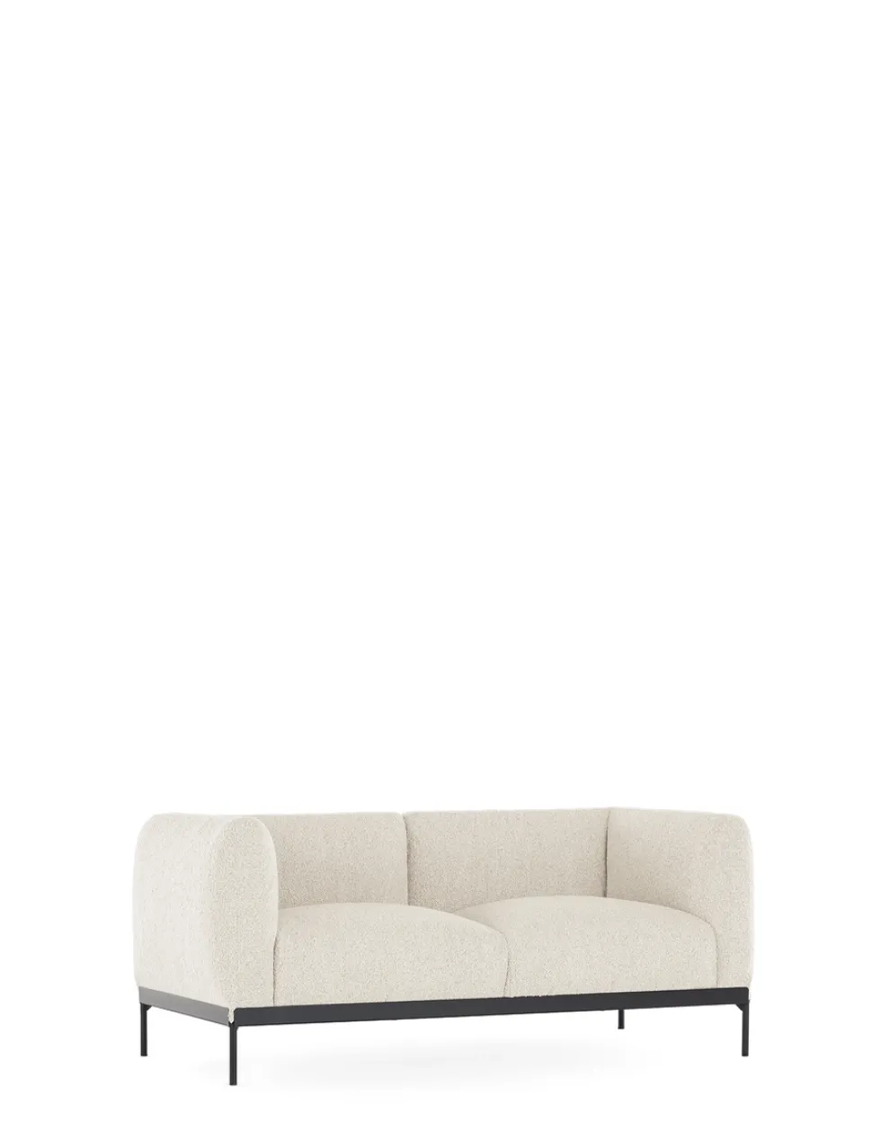 Asia 2-sits Soffa Bouclé