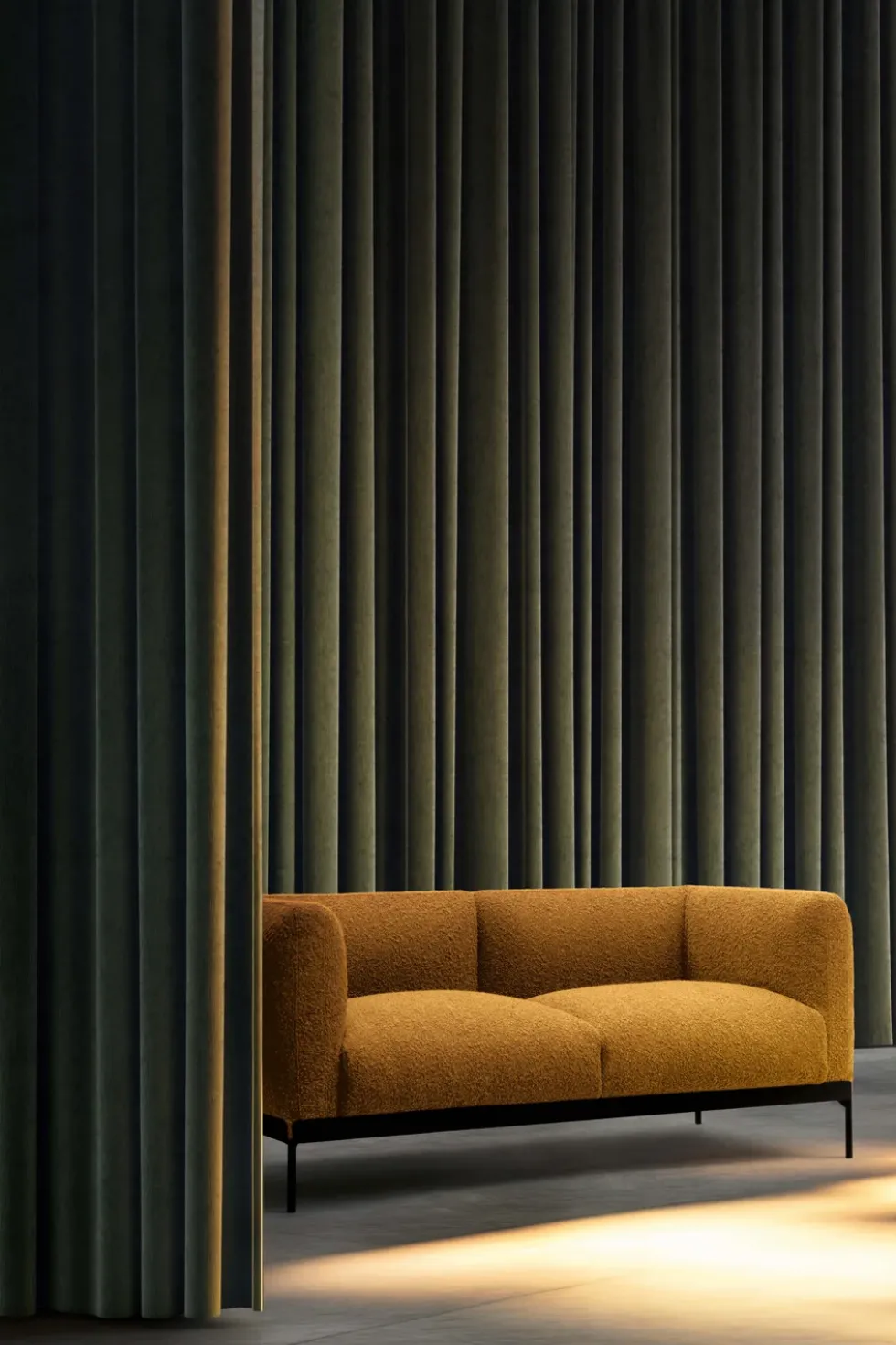 Asia 2-sits Soffa Cotone Plain
