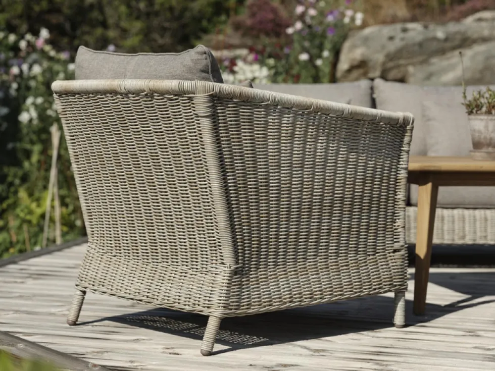 Aster beige m dyna fåtölj