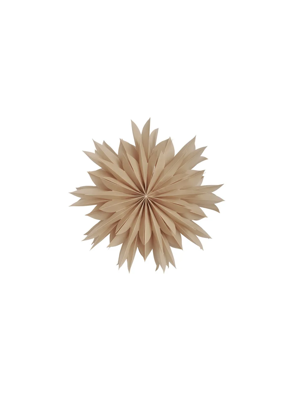 Athena 50 – Adventsstjärna i beige papper, 50 cm