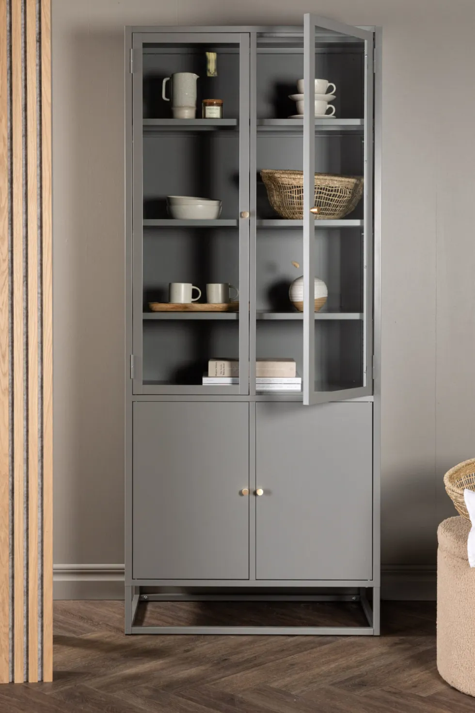 Bakal Hyllor 41 x 190 x 80 Light Grey