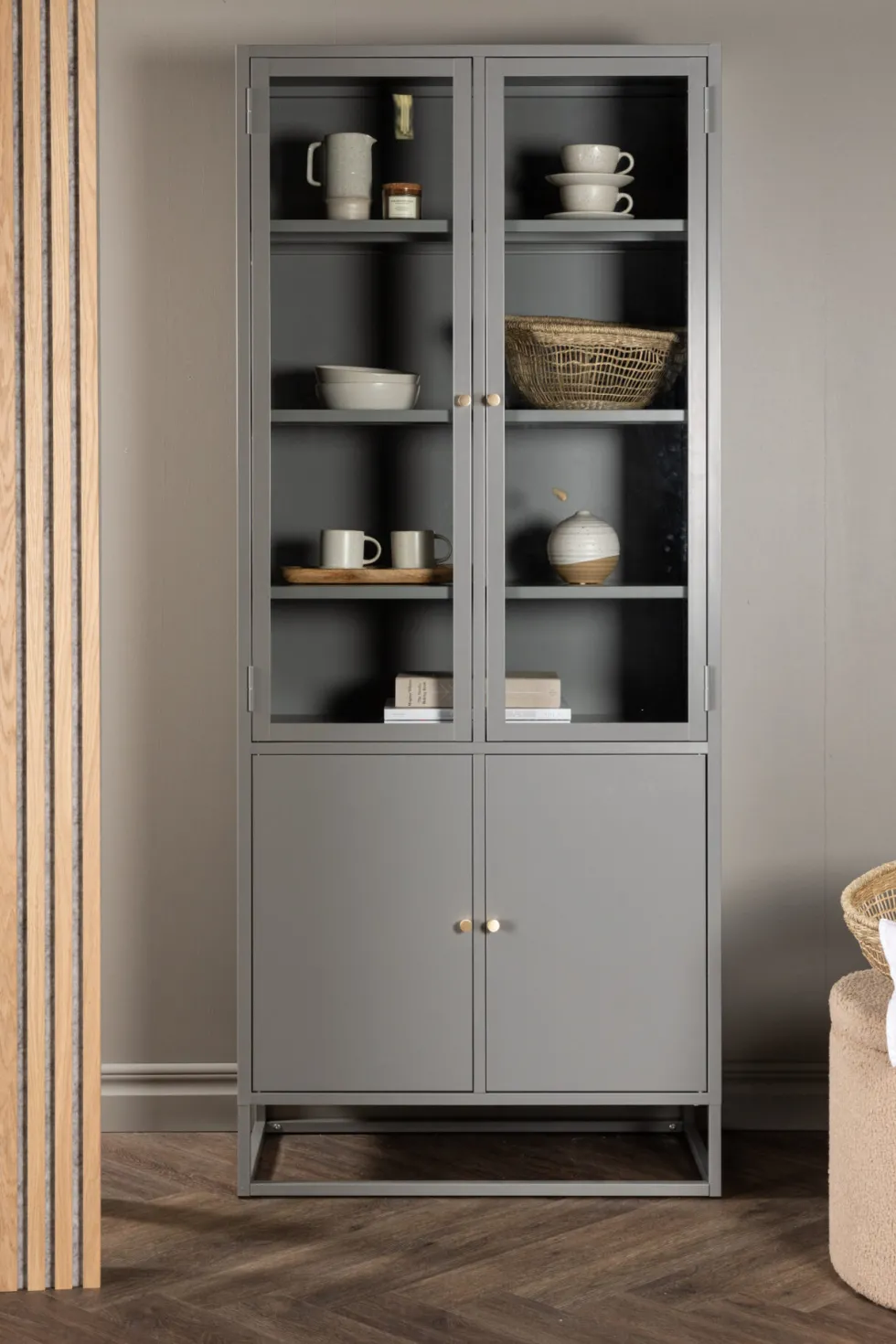 Bakal Hyllor 41 x 190 x 80 Light Grey
