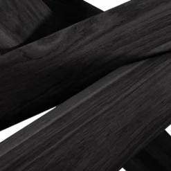 Black Mikado matbord round