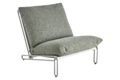 Blixt loungefåtölj Light Grey/Teddy Verde