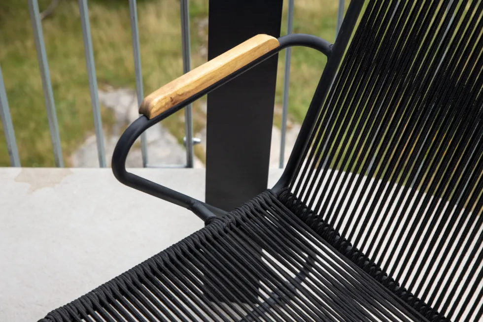 Bois Matstolar Black