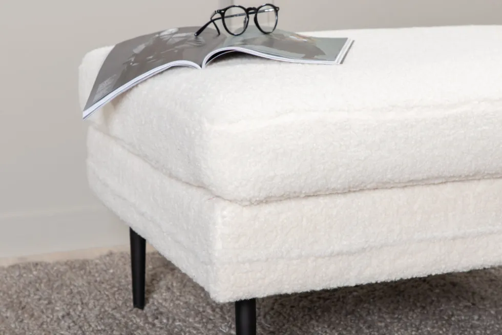 Boom Ottoman 70 x 49 x 90 White