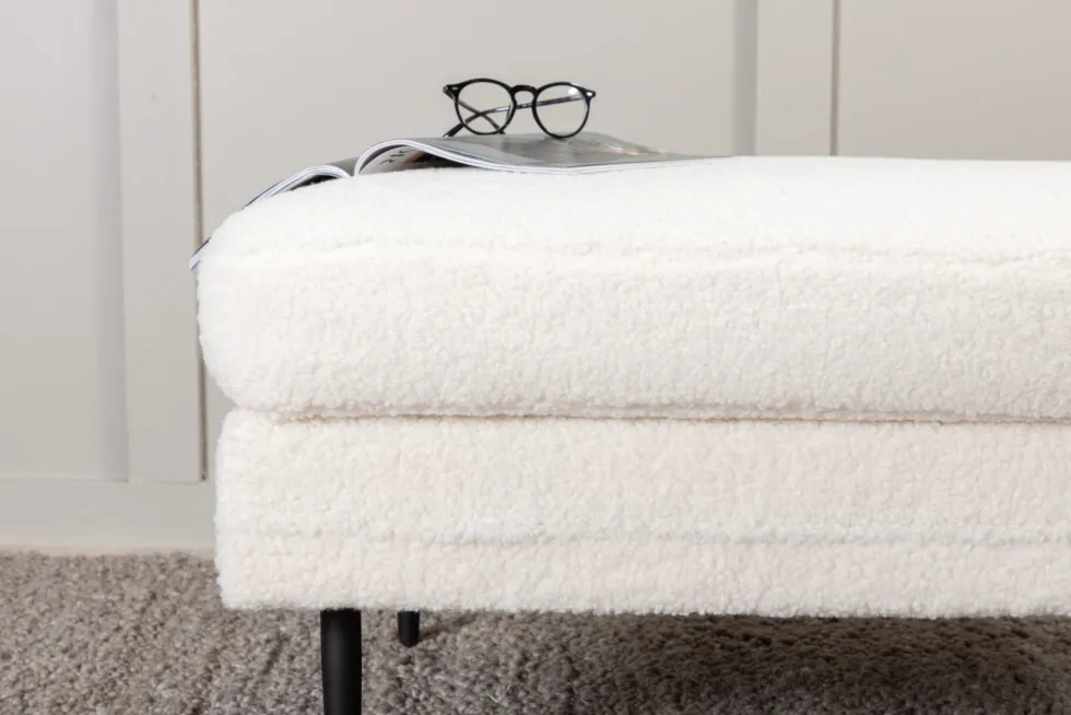 Boom Ottoman 70 x 49 x 90 White