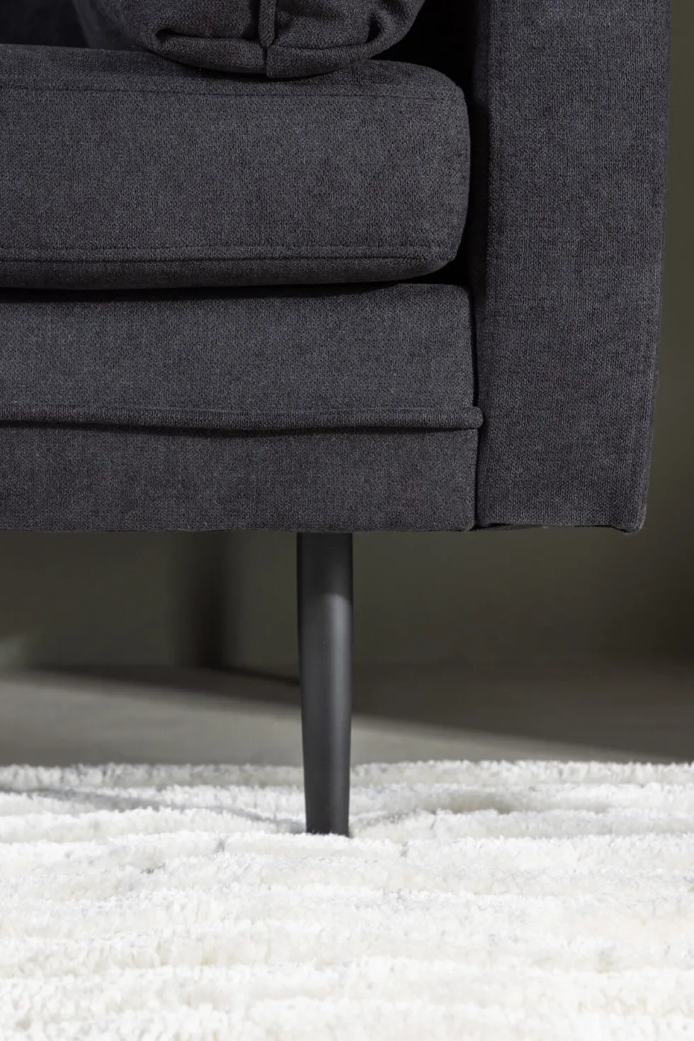Boom 3-sits soffor Black