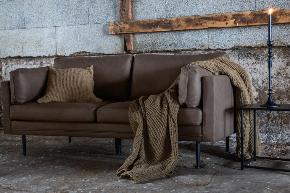 Boom 3-sits soffor Brown