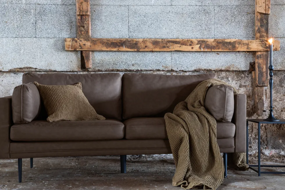 Boom 3-sits soffor Brown