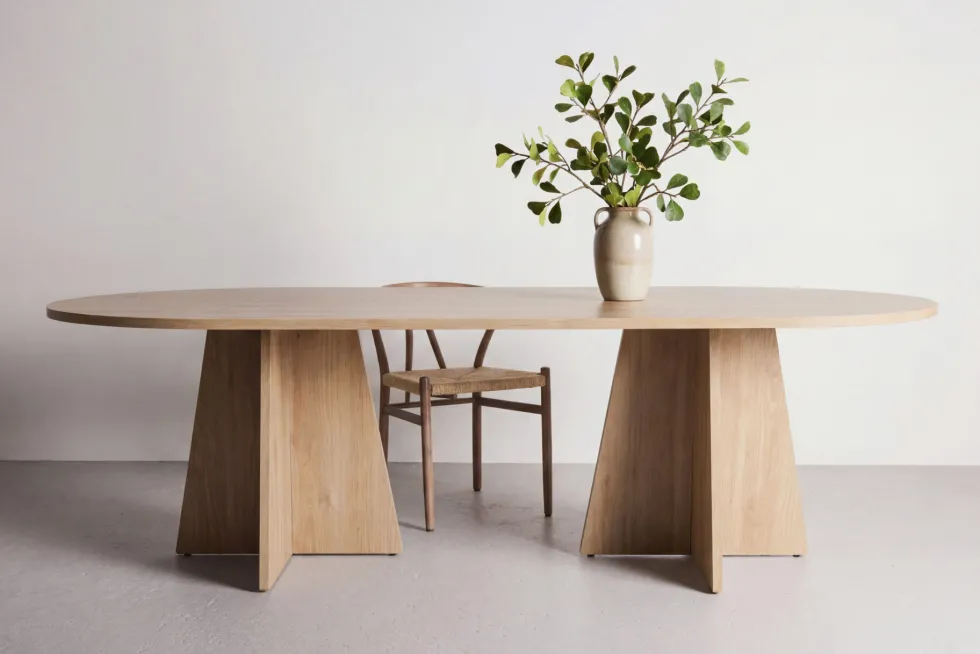 Bootcut Ovala Matbord 230×115 Nature