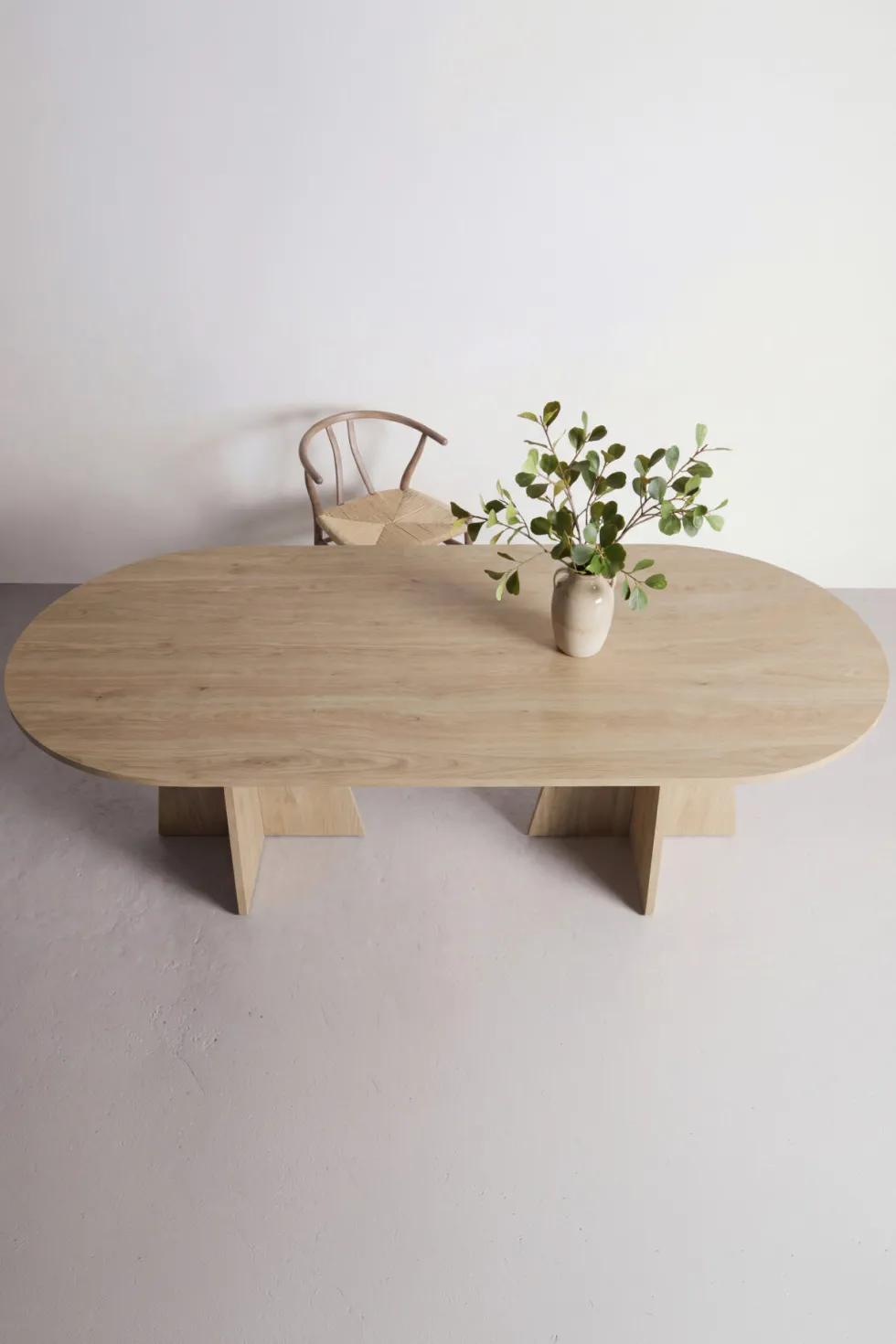 Bootcut Ovala Matbord 230×115 Nature