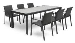Bord Hillerstorp Borgdala 220/340 x 107 x H75,5 cm Grå