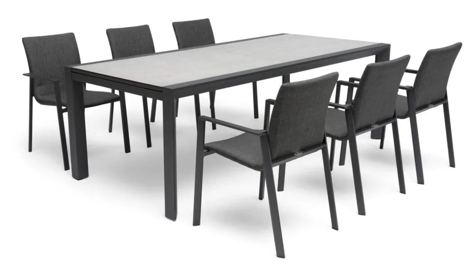 Bord Hillerstorp Borgdala 220/340 x 107 x H75,5 cm Grå