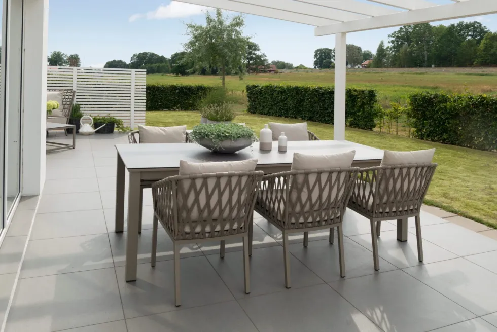 Bord Hillerstorp Jet set 90 x 220 cm Beige