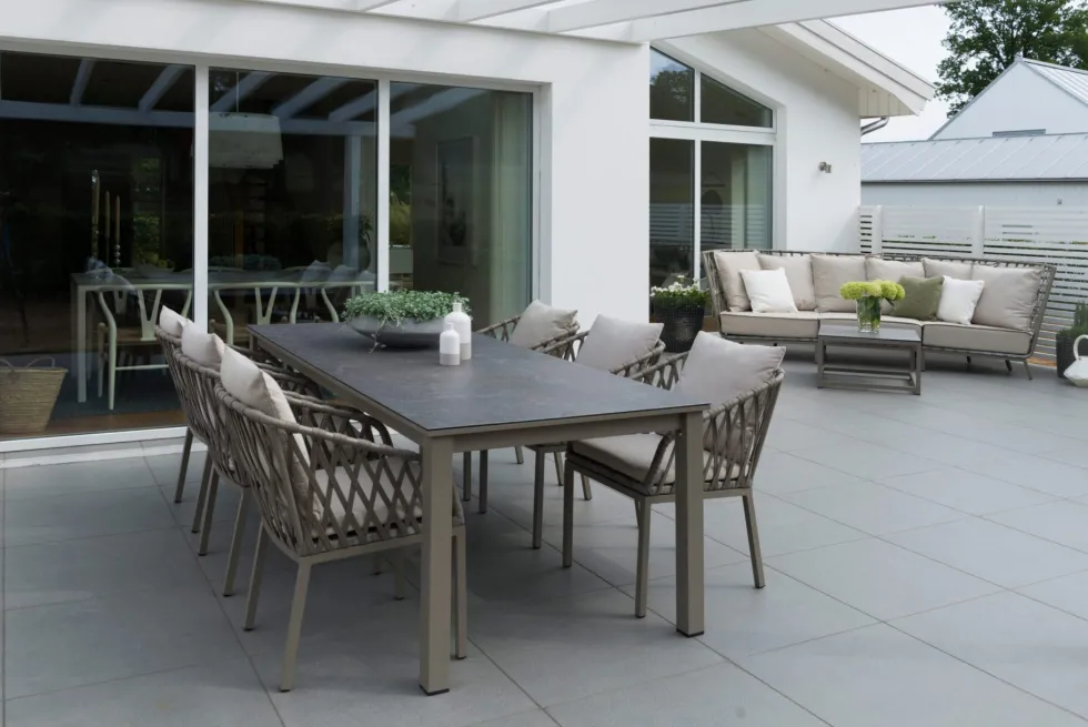 Bord Hillerstorp Jet set 90 x 220 cm Beige