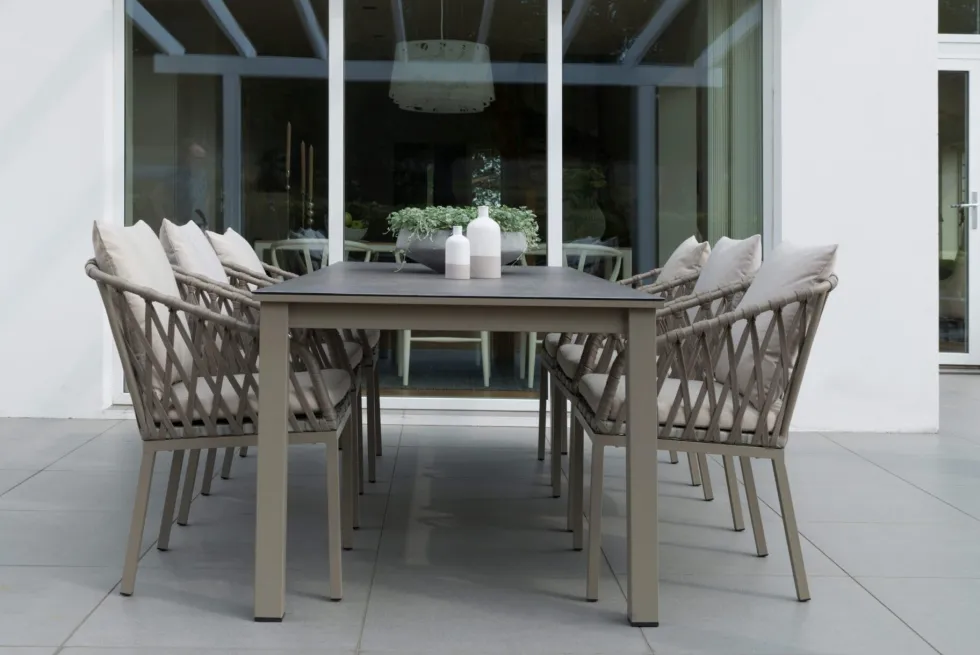 Bord Hillerstorp Jet set 90 x 220 cm Beige
