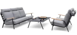 Bord Hillerstorp Kungshult 81 x 140 cm Grå