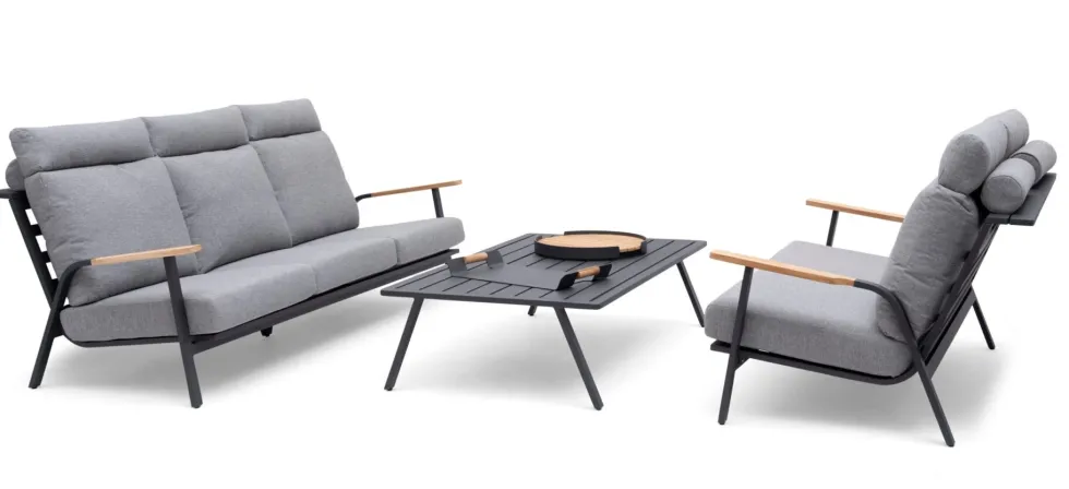 Bord Hillerstorp Kungshult 81 x 140 cm Grå