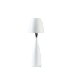 Bordslampa Anemon mellan mattvit