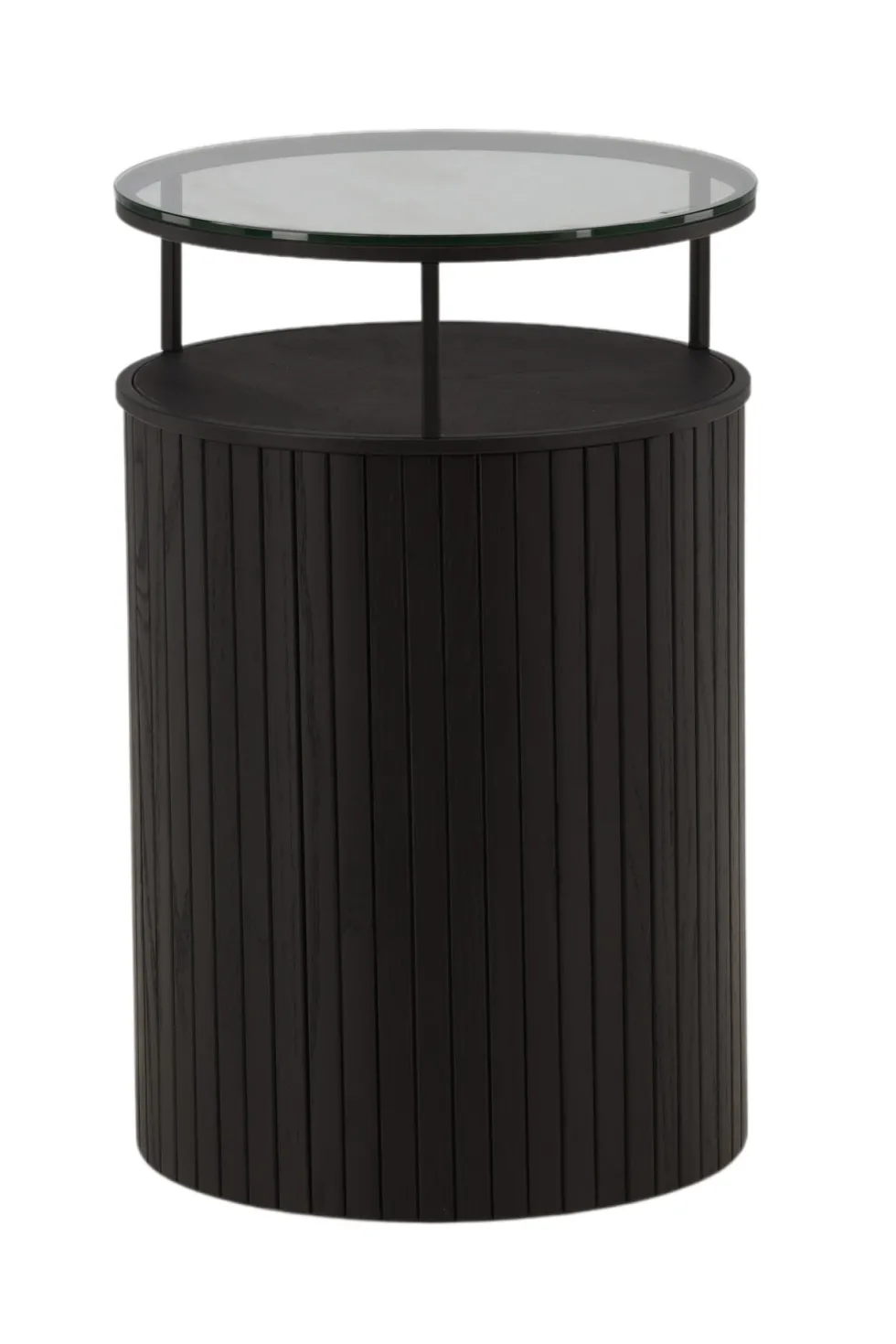 Bovall Sidobord ⌀37 Black