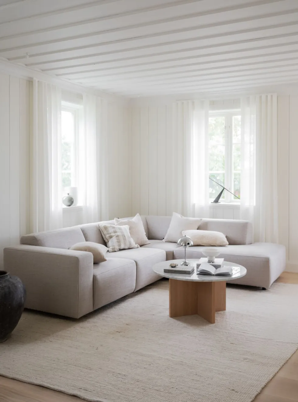 Brooksville soffbord runt Ø90