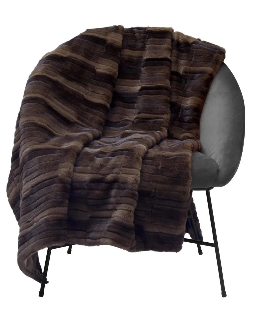 Browny Pläd Medium Chocklad