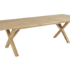 Brutus 200/265×100 H73 Natur matbord