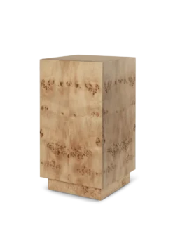 Burl sidobord – naturlig