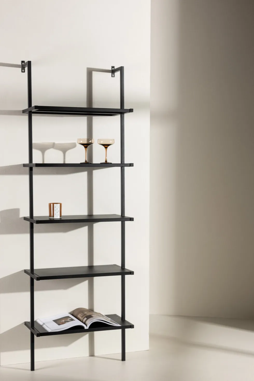 Caracas Hyllor 30 x 183 x 60 Black