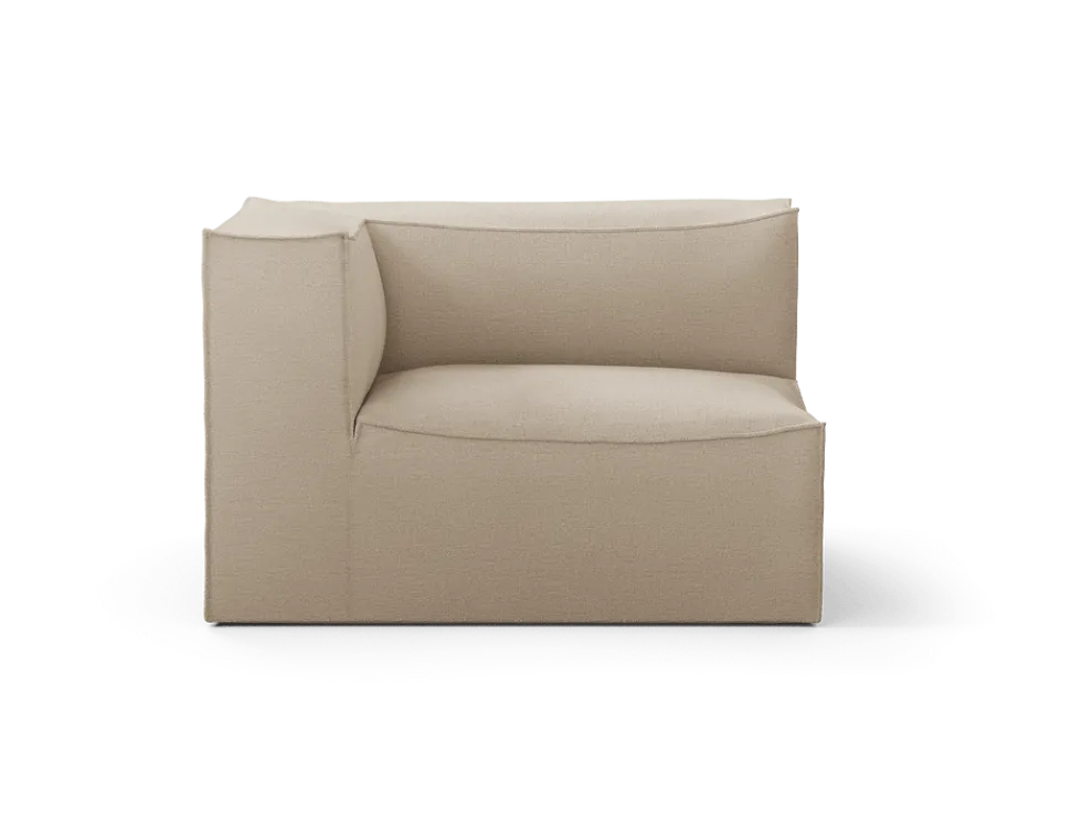 Catena Armstöd L S400 Rich Linen – Natural Soffa