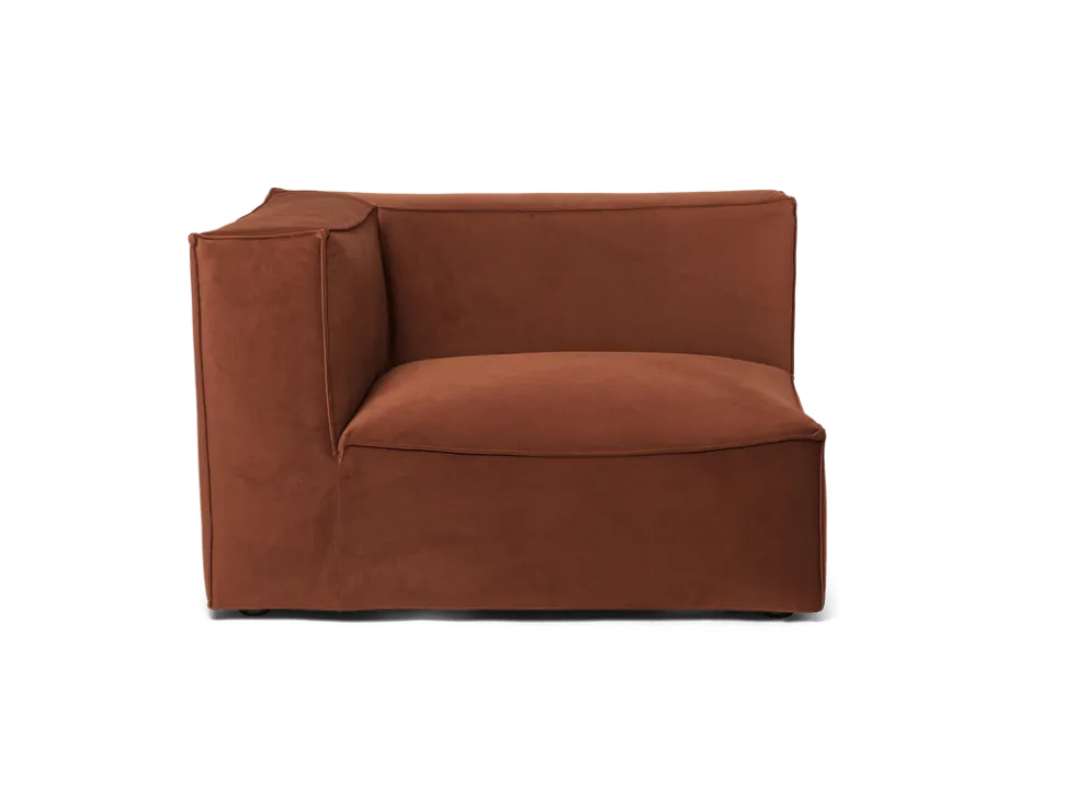 Catena Armstöd L S400 Rich Velvet – Rost Soffa