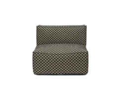 Catena Center S100 Check – Sand/Svart Soffa