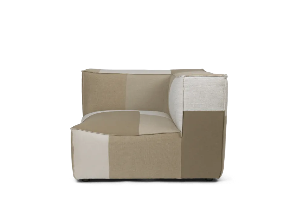 Catena Corner L200 Patchwork – Sand/Off-Whitewhite Soffa