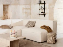 Catena Corner L200 Rich Linen – Natural Soffa