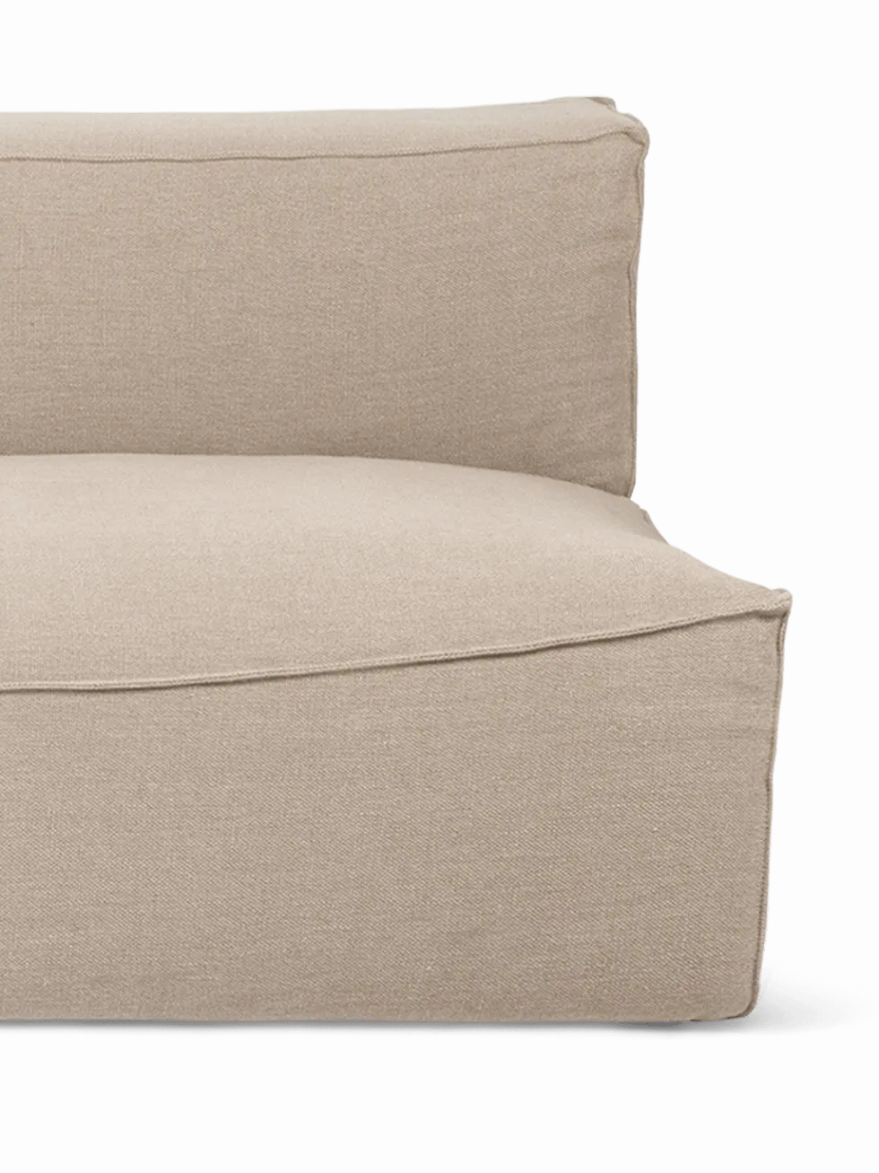 Catena Open L L300 Rich Linen – Natural Soffa