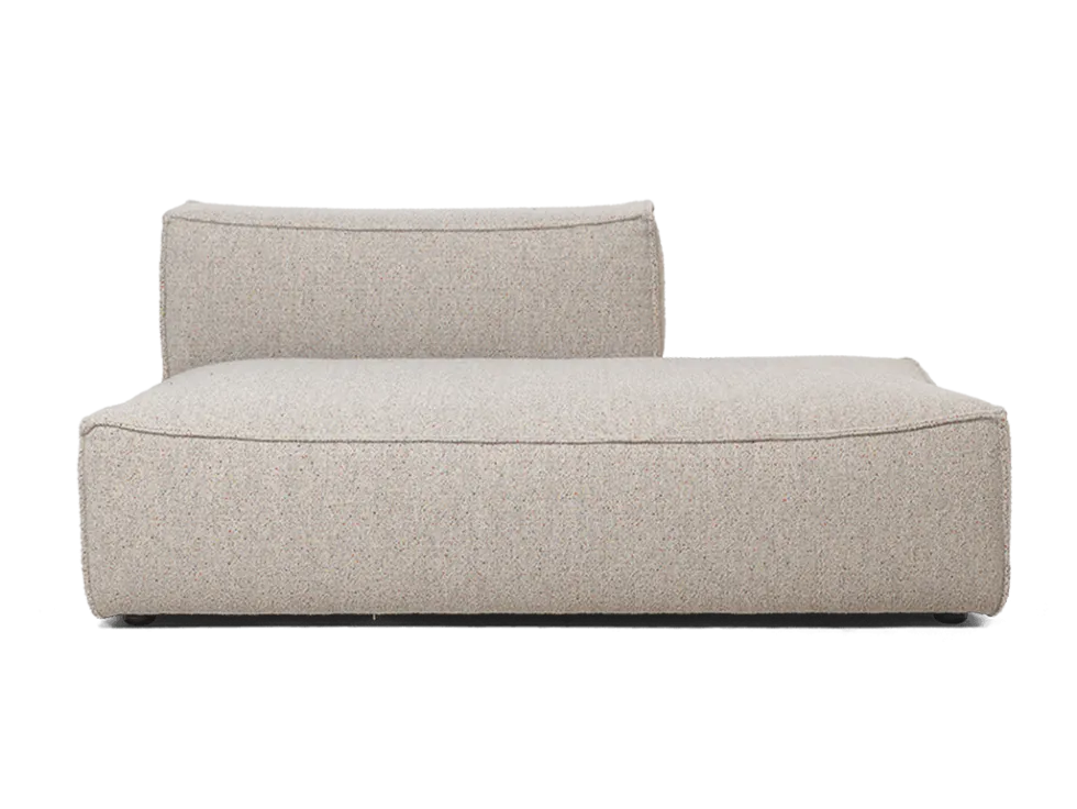 Catena Open R L301 Confetti Bouclé – Ljusgrå Soffa