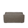 Catena Pouf Rec L501 Check – Sand/Svart Fotpall