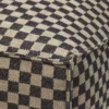 Catena Pouf Rec S501 Check – Sand/Svart Fotpall